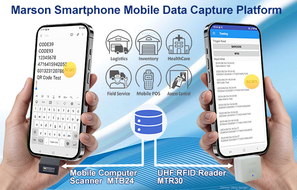Marson、スマートフォンとバーコード・RFIDを統合したモバイルデータ収集プラットフォームを展開